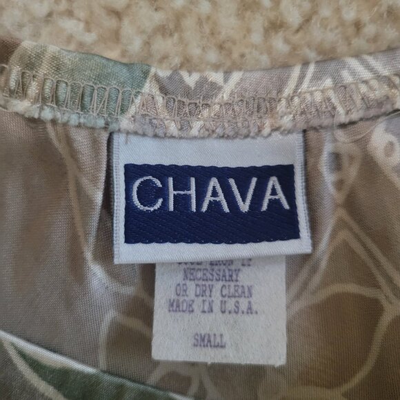 Vintage CHAVA USA Made Floral Maxi Skirt Small Y2K Silky Boho Fairy core Vibes - Picture 3 of 6